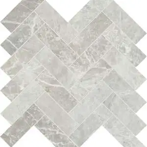 Apollo Argento 1.25×4 Herringbone Mosaic
