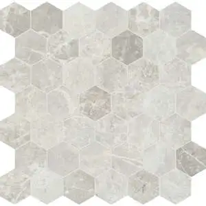 Apollo Argento Hexagon Mosaic