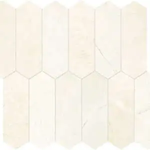 Avorio Crema 2×6 Picket Mosaic