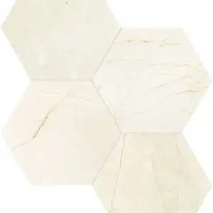Avorio Crema 6 Hexagon Mosaic