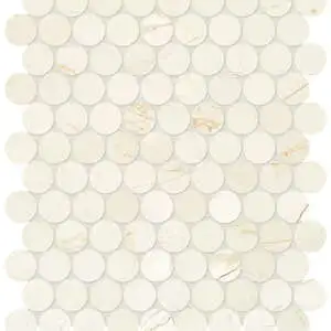 Avorio Crema Pennyround Mosaic
