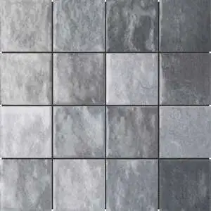 Zellige Glazed Ceramic Grey Mix 3″x3″