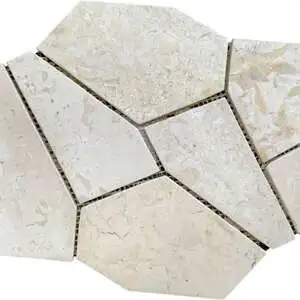 Opus White Marble Meshed Mounted Mosaic