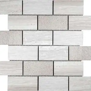 5x10cm Multi Finish Mosaic Limestone
