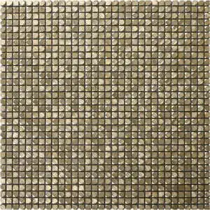 Mini Hexagon Gold Aluminum Mosaic
