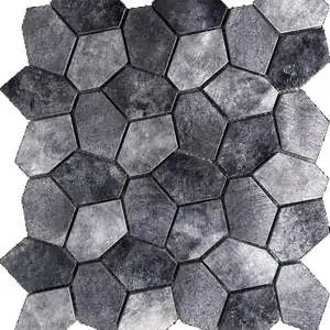 Hexagon Aluminum Mix Grey 11.4″x12.2″