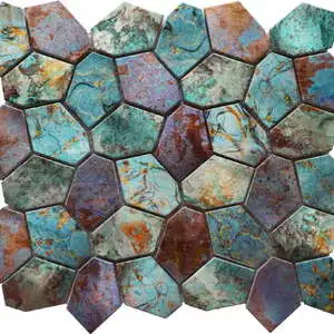 Hexagon Mix Metallic