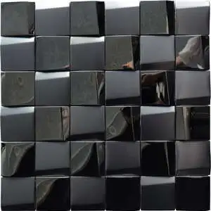 Black 3D Metal Mix Finish 2″x2″ 11.5″x11.5″