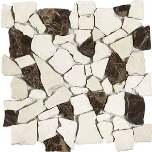Beige/Brown Mini Opus Interlocking Mosaic