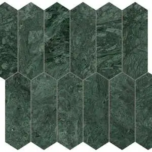 Diosa Verde 2×6 Picket Mosaic