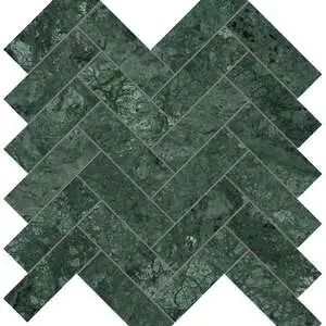 Diosa Verde Herringbone Mosaic