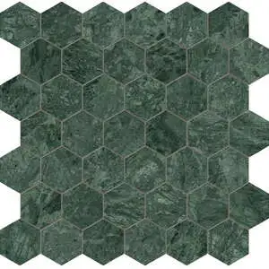 Diosa Verde Hexagon Mosaic