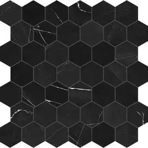 Galaxia Nero 2 Hexagon Mosaic