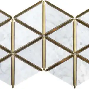 Gilded Triangles Mosaic