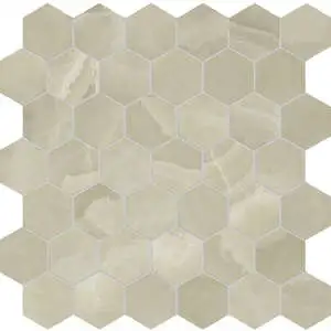 Onyx Hazel Hexagon Mosaic