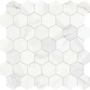 Calacatta Borghini Hexagon Mosaic