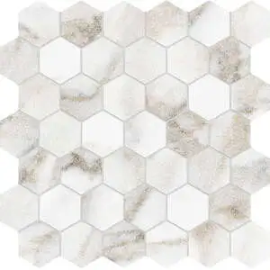 Calacatta Oro Hexagon Mosaic