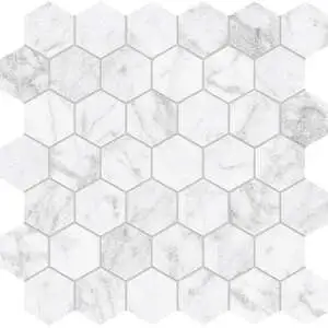 Bianco Gioia Hexagon Mosaic