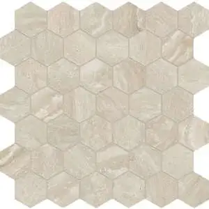 Travertino Classico Hexagon Mosaic