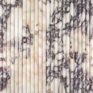 Fluted Field Tile 6" x 24" Afyon Violet