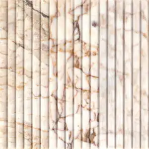 Fluted Field Tile 6" x 24" Afyon Gold