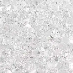 2" Hexagon Mosaic Venato