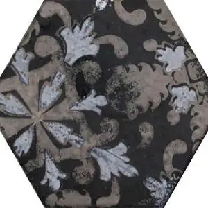 Decoro Hexastyle Black Lappato
