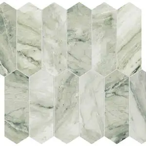 Moscato Argento 2×6 Picket Mosaic