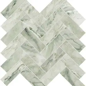 Moscato Argento 1.25×4 Herringbone Mosaic