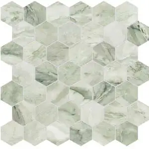 Moscato Argento Hexagon Mosaic