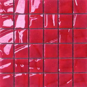 Rosso Geranio Mosaico 4,5x4,5