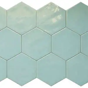 Ronda 5.5X6.3” Mint Hexagon