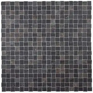 Italian Porcelain 10 Trama Mosaic 12x12 Nero Natural