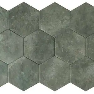 Seville 5.5X6.3” Black Hexagon