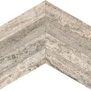 Silver Ash 2×8.5 Chevron Mosaic