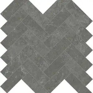 Stark Carbon 1.25×4 Herringbone Mosaic