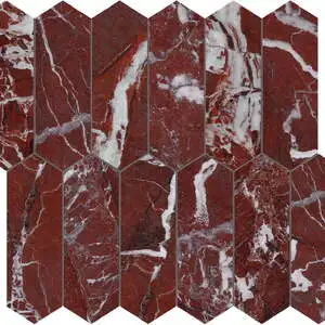 Tuscano Rosso Picket Mosaic