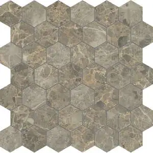 Velutto Ash Hexagon Mosaic