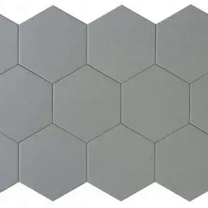 Vida 5.5X6.3” Grey Hexagon