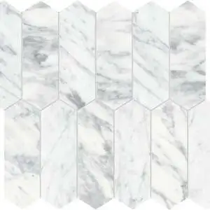 Virtue Bianco 2×6 Picket Mosaic