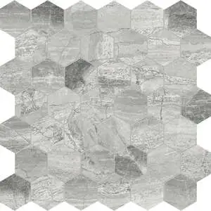 Volcana Notte 2 Hexagon Mosaic