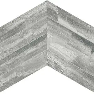 Volcana Notte 2×8.5 Chevron Mosaic