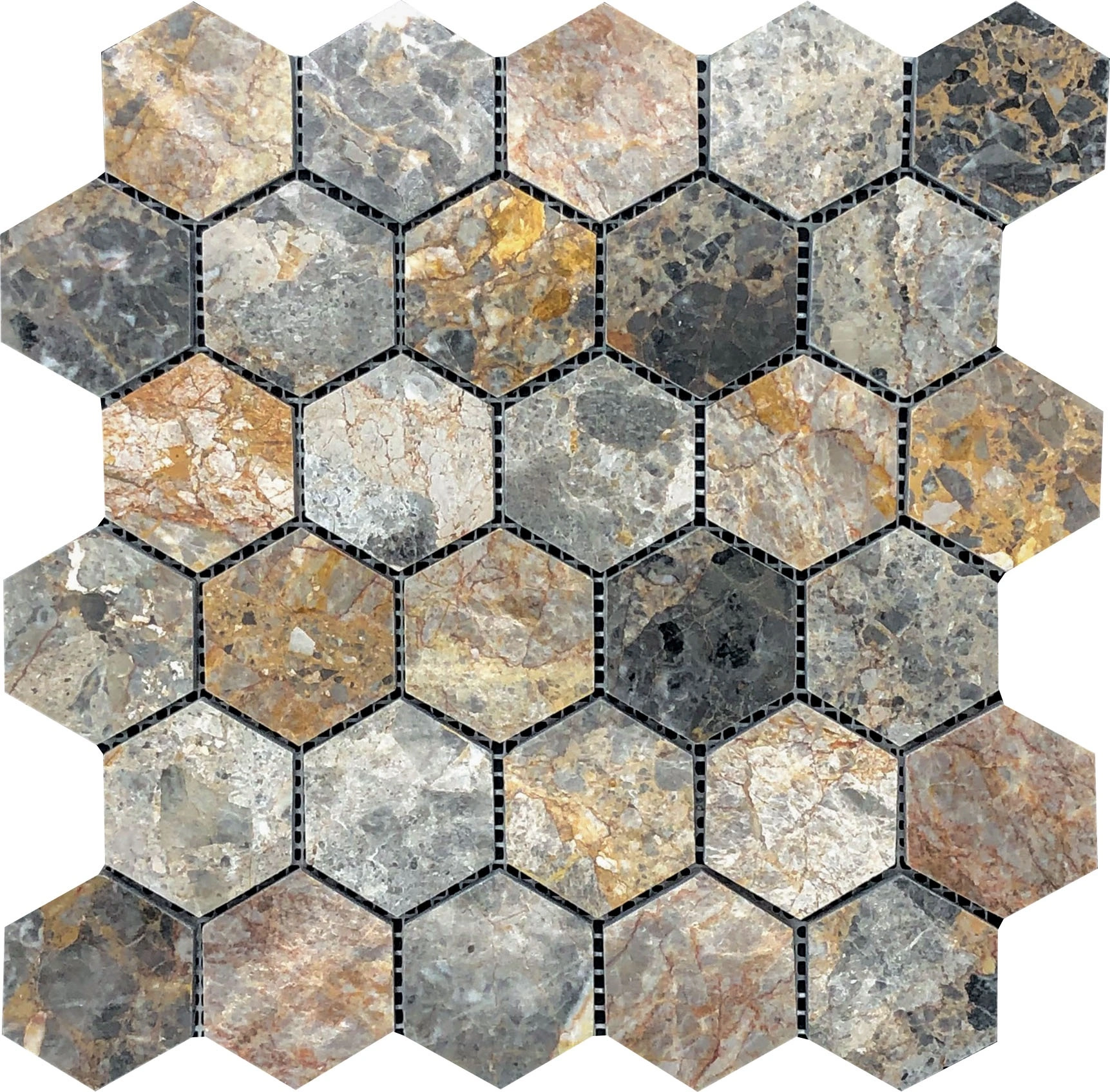 Hexagon Royal Vein Mosaic