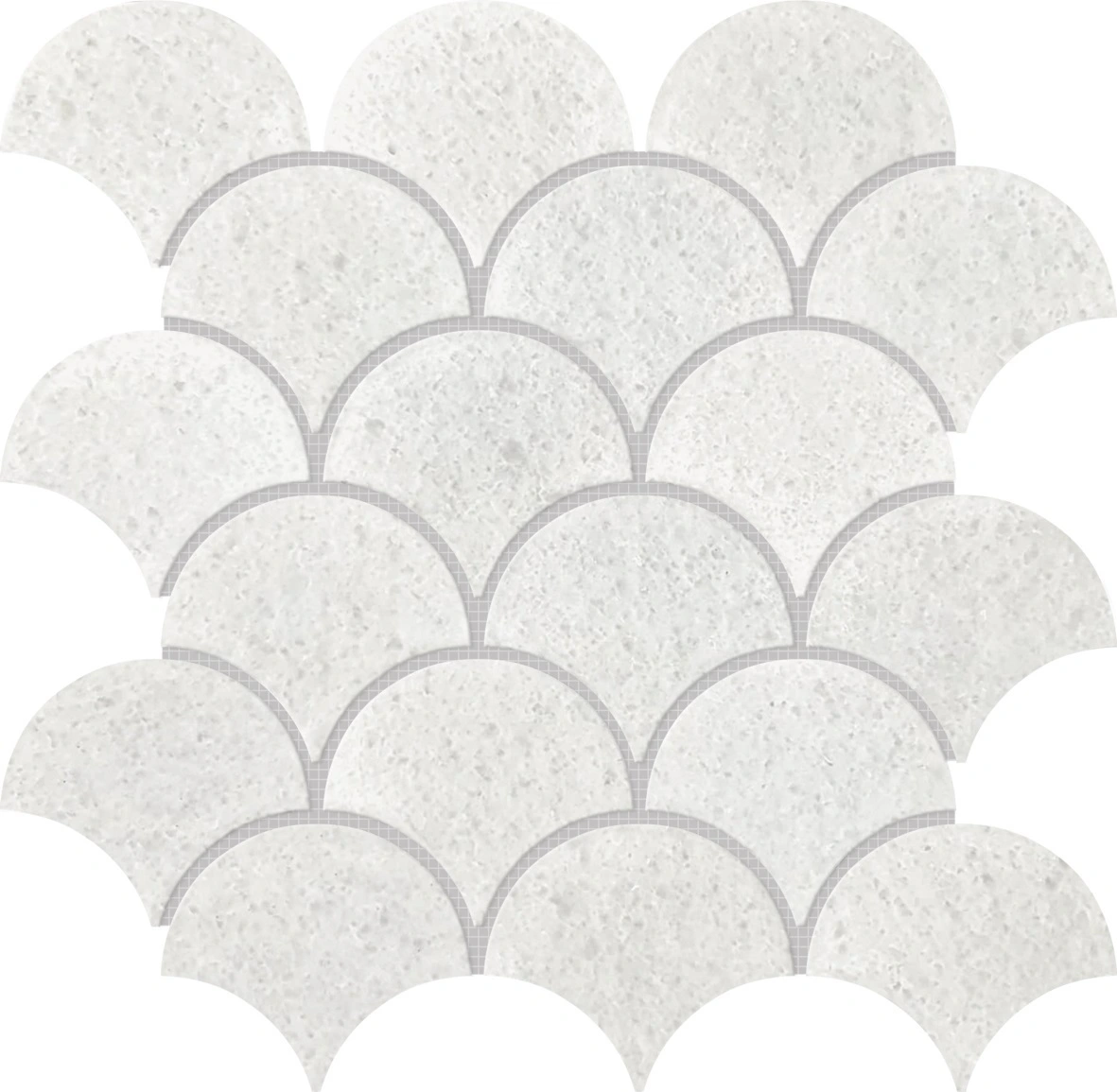 Crystal White Marble Scale Polished