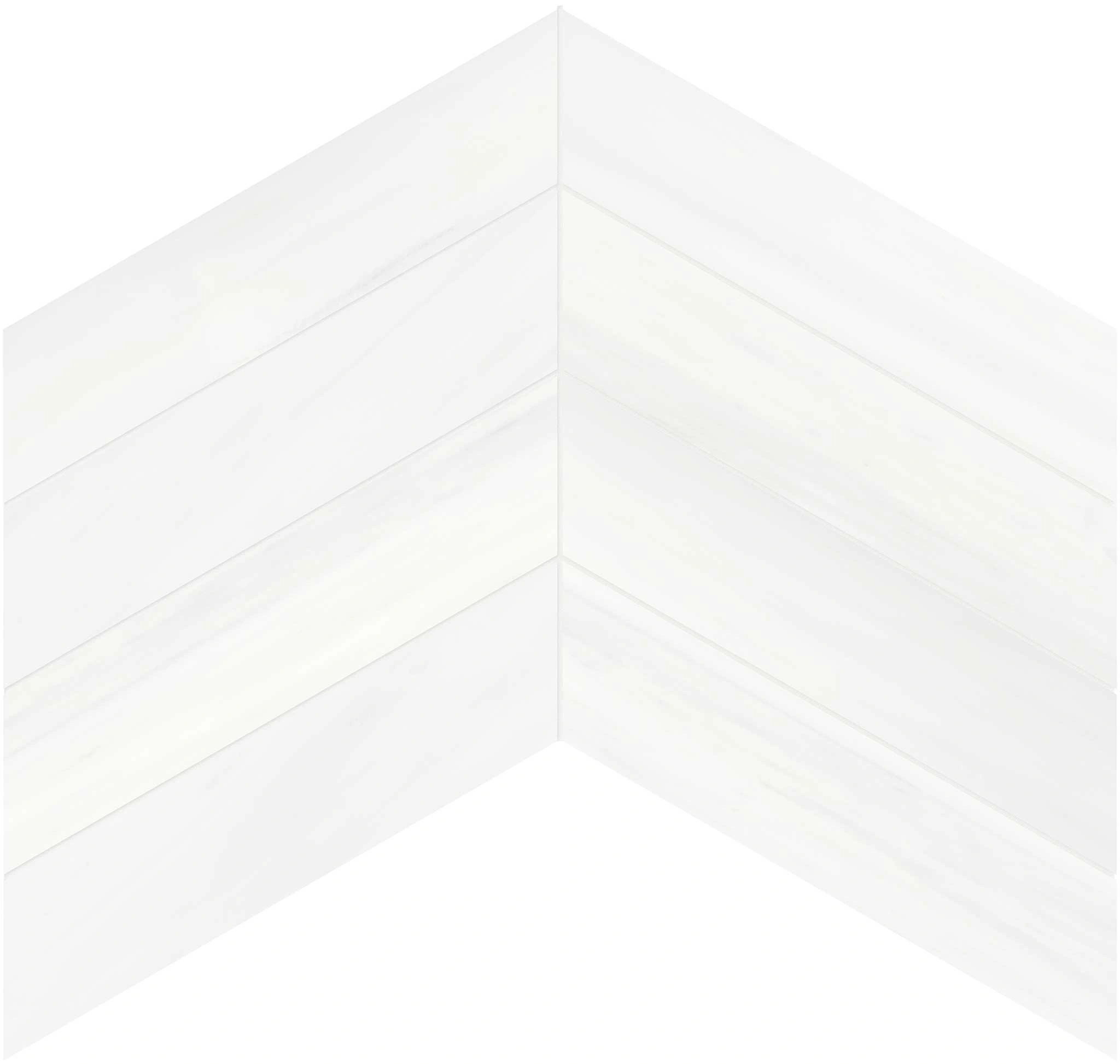 Cosmo Lumino 2×8.5 Chevron Mosaic