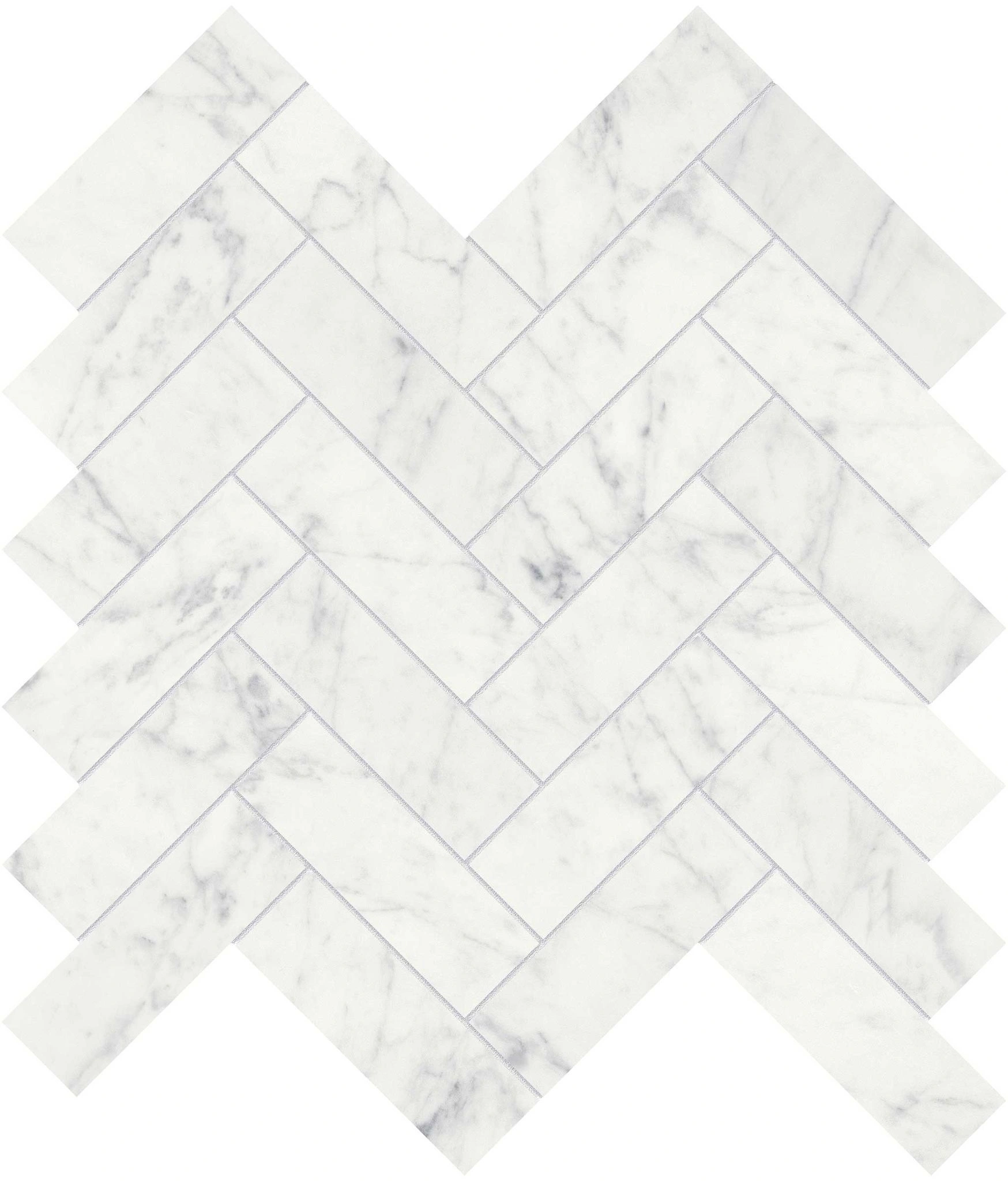 Eterna Bianco 1.25×4 Honed Herringbone Mosaic