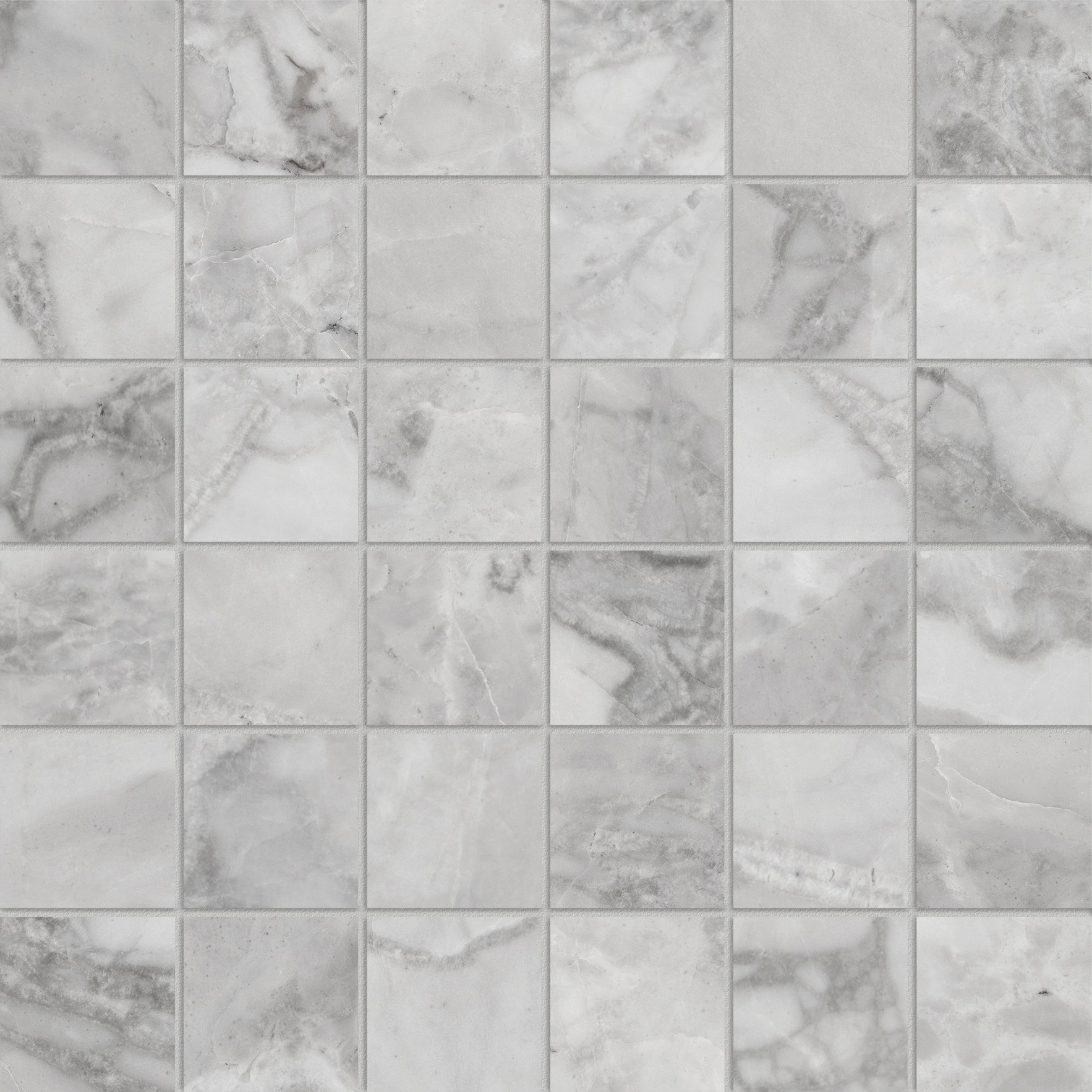 Florence 2X2 Grigio Matte Mosaic