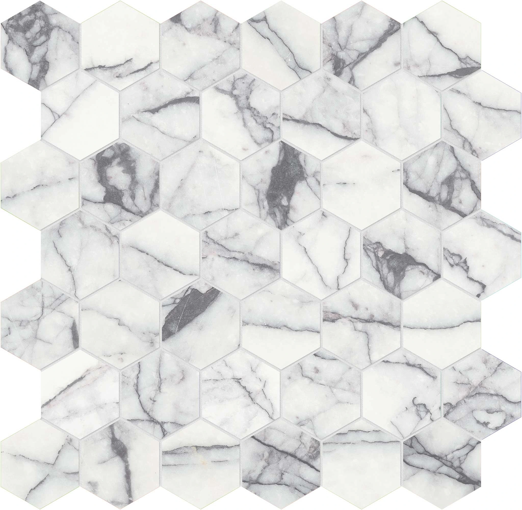 Lilac Volta 2 Hexagon Mosaic