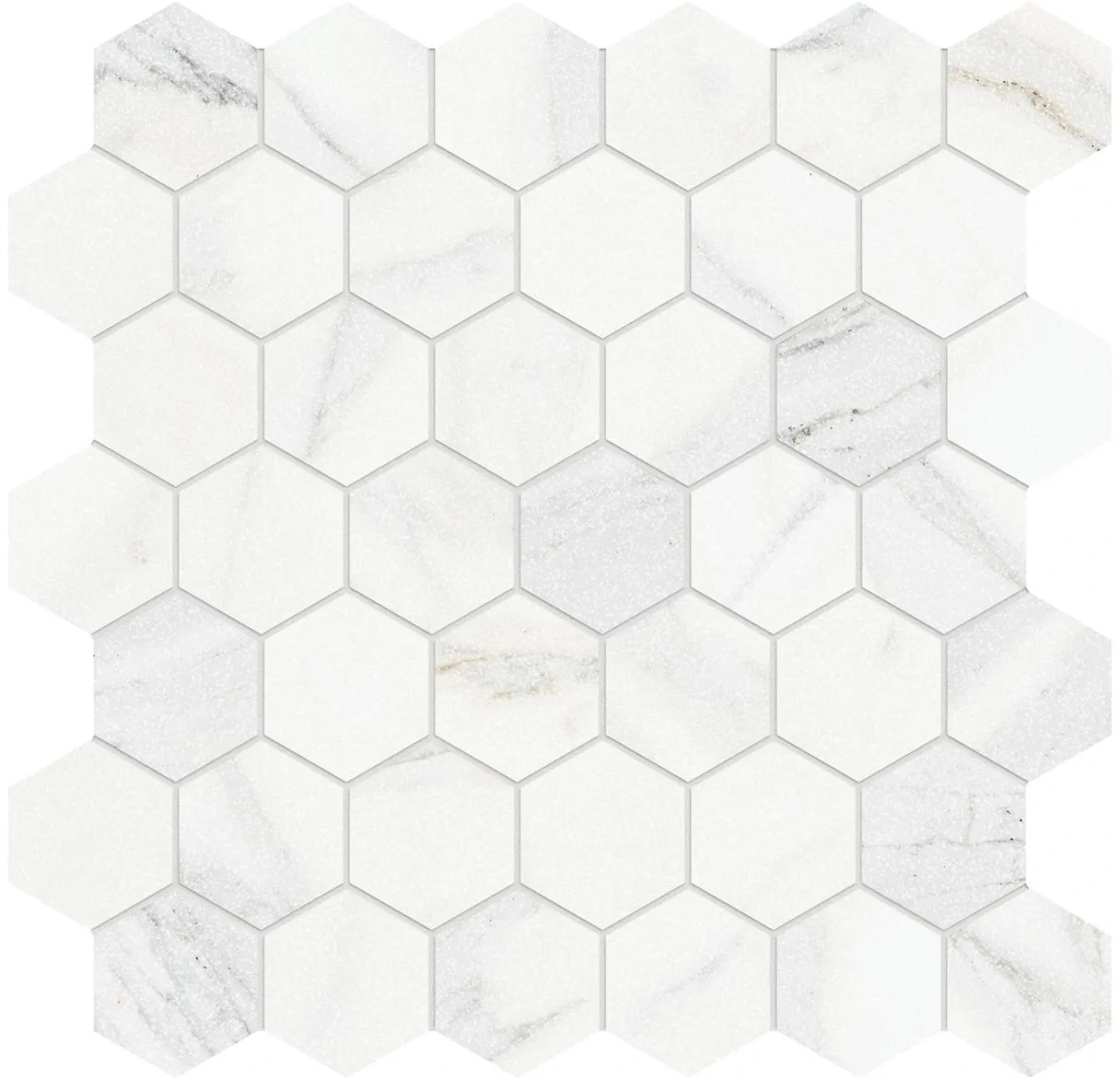 Calacatta Borghini Hexagon Mosaic