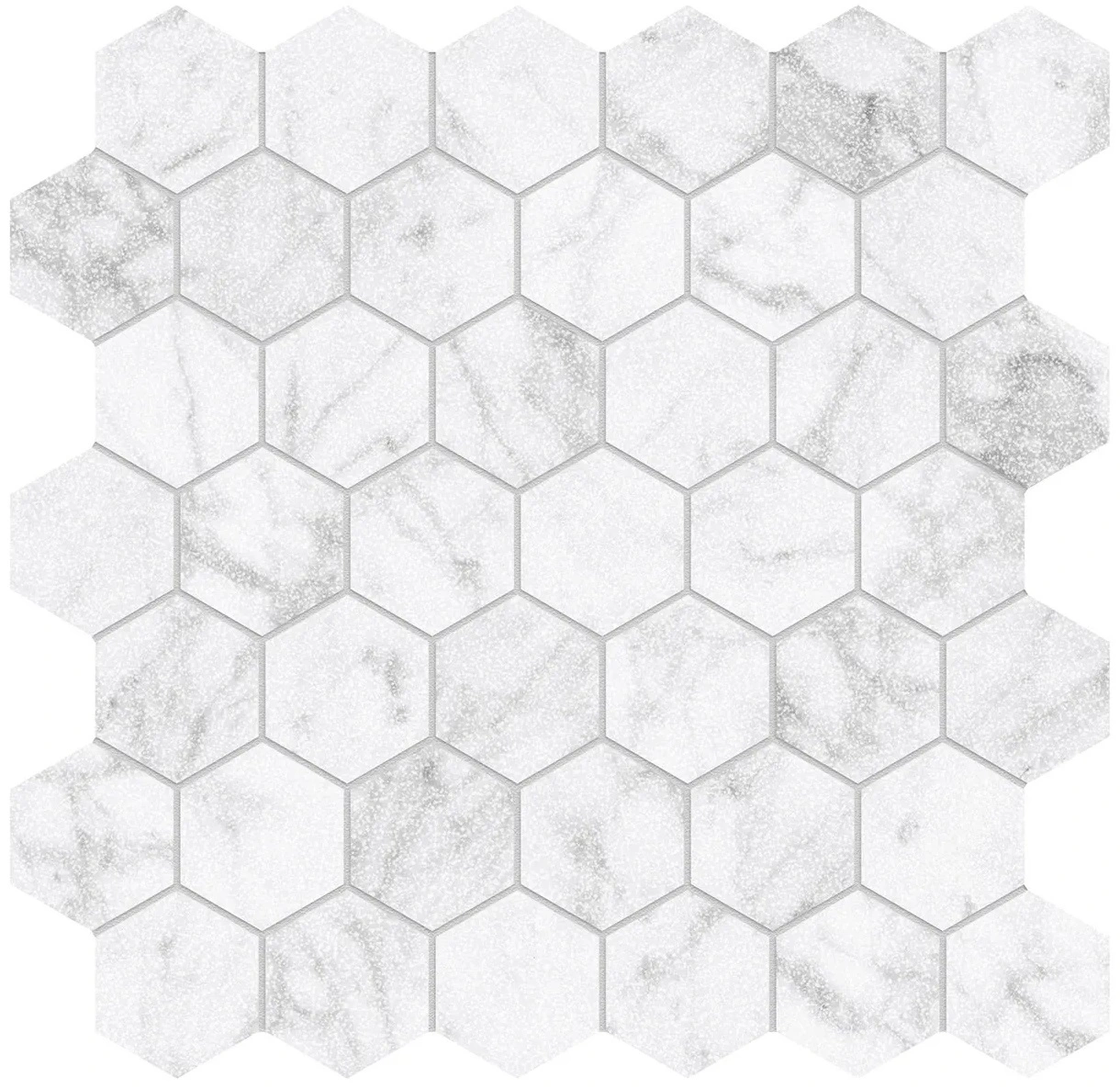 Bianco Gioia Hexagon Mosaic